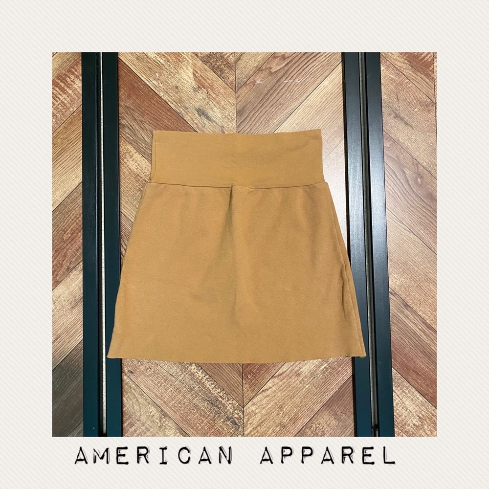 AMERICAN APPAREL-High Waisted BodyCon Skirt -SZ M